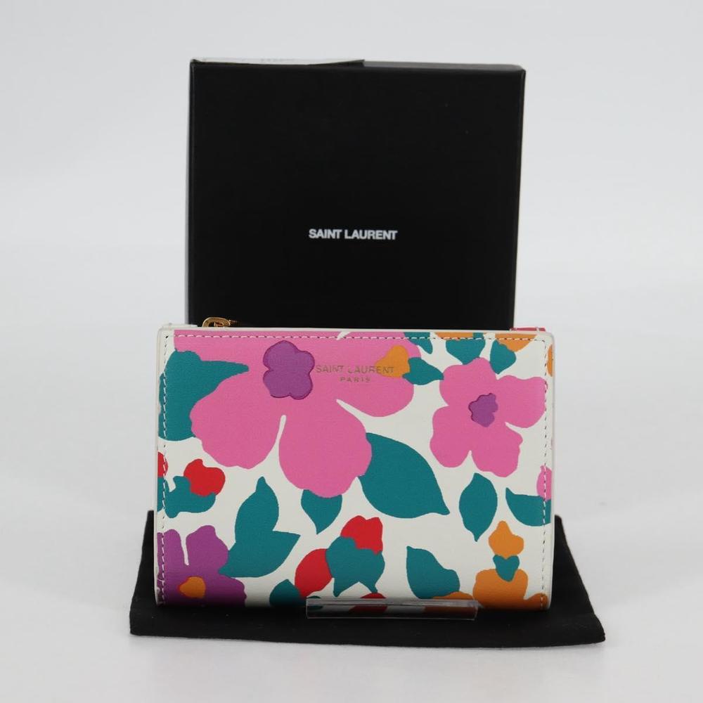SAINT LAURENT Wallet Leather Multicolor Auth 127915M - Picture 12 of 16